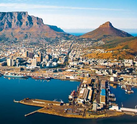 DEPARTURE FROM CAPE TOWN