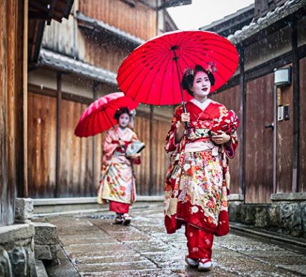 Arrival in Kyoto