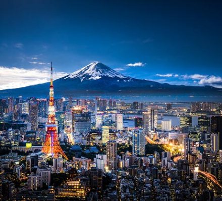 Embarkation in Tokyo
