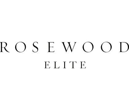 Rosewood Hotels & Resorts logo on font background.