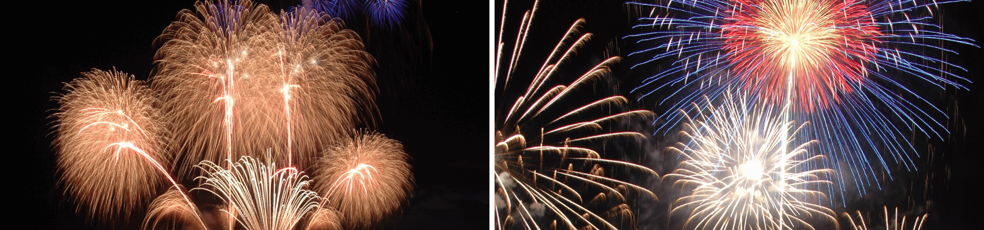Beppu christmas fantasia fireworks