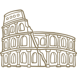 Colosseum Piazza Illustration