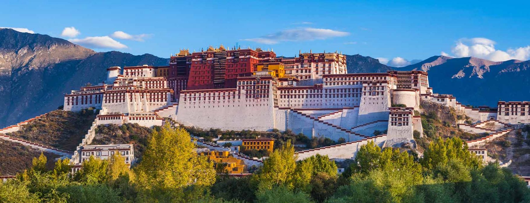 Overview of Potala Palace, Lhasa, Tibet