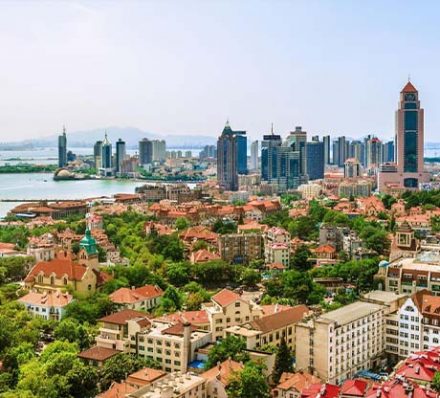 Departure from Qingdao