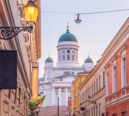 Arrival in Helsinki