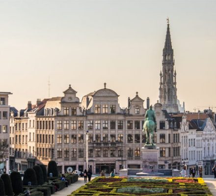 Arrival in Brussels