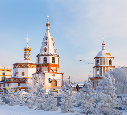 13 FEB 2027 (SAT) ARRIVAL IN IRKUTSK